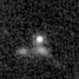 F444W image, 3.2 arcsec across, north up