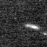 F150W image, 3.2 arcsec across, north up