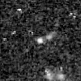 F356W image, 3.2 arcsec across, north up