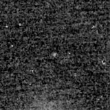 F150W image, 3.2 arcsec across, north up