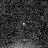 F200W image, 3.2 arcsec across, north up