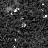 F444W image, 3.2 arcsec across, north up