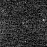 F150W image, 3.2 arcsec across, north up