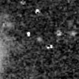 F356W image, 3.2 arcsec across, north up