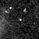 F444W image, 3.2 arcsec across, north up