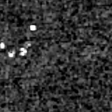 F277W image, 3.2 arcsec across, north up