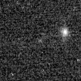 F200W image, 3.2 arcsec across, north up
