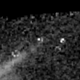 F444W image, 3.2 arcsec across, north up