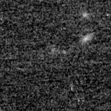 F200W image, 3.2 arcsec across, north up