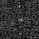 F200W image, 3.2 arcsec across, north up