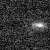 F115W image, 3.2 arcsec across, north up