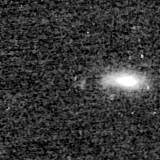 F200W image, 3.2 arcsec across, north up