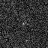F150W image, 3.2 arcsec across, north up