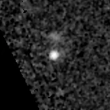 F444W image, 3.2 arcsec across, north up