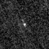 F150W image, 3.2 arcsec across, north up