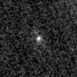 F200W image, 3.2 arcsec across, north up