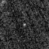 F200W image, 3.2 arcsec across, north up