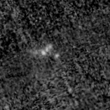 F115W image, 3.2 arcsec across, north up