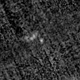 F150W image, 3.2 arcsec across, north up