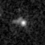 F277W image, 3.2 arcsec across, north up