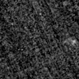 F090W image, 3.2 arcsec across, north up