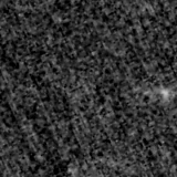 F150W image, 3.2 arcsec across, north up