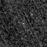 F200W image, 3.2 arcsec across, north up