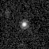 F444W image, 3.2 arcsec across, north up