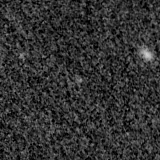 F150W image, 3.2 arcsec across, north up