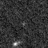 F200W image, 3.2 arcsec across, north up