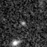 F277W image, 3.2 arcsec across, north up