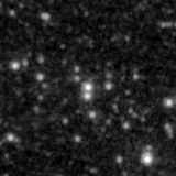 F150W image, 3.2 arcsec across, north up