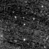 F115W image, 3.2 arcsec across, north up