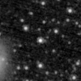 F200W image, 3.2 arcsec across, north up