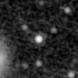 F444W image, 3.2 arcsec across, north up