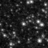F200W image, 3.2 arcsec across, north up
