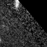 F150W image, 3.2 arcsec across, north up