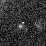 F115W image, 3.2 arcsec across, north up