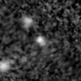 F277W image, 3.2 arcsec across, north up