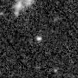 F200W image, 3.2 arcsec across, north up