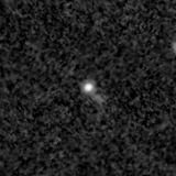 F200W image, 3.2 arcsec across, north up