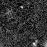 F150W image, 3.2 arcsec across, north up