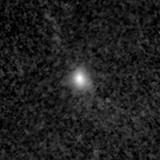 F150W image, 3.2 arcsec across, north up