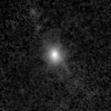 F200W image, 3.2 arcsec across, north up