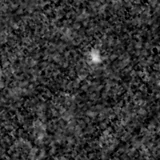 F115W image, 3.2 arcsec across, north up
