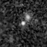 F444W image, 3.2 arcsec across, north up