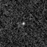 F115W image, 3.2 arcsec across, north up