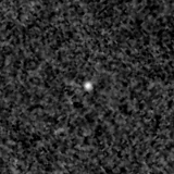 F150W image, 3.2 arcsec across, north up
