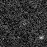 F150W image, 3.2 arcsec across, north up