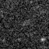 F200W image, 3.2 arcsec across, north up
